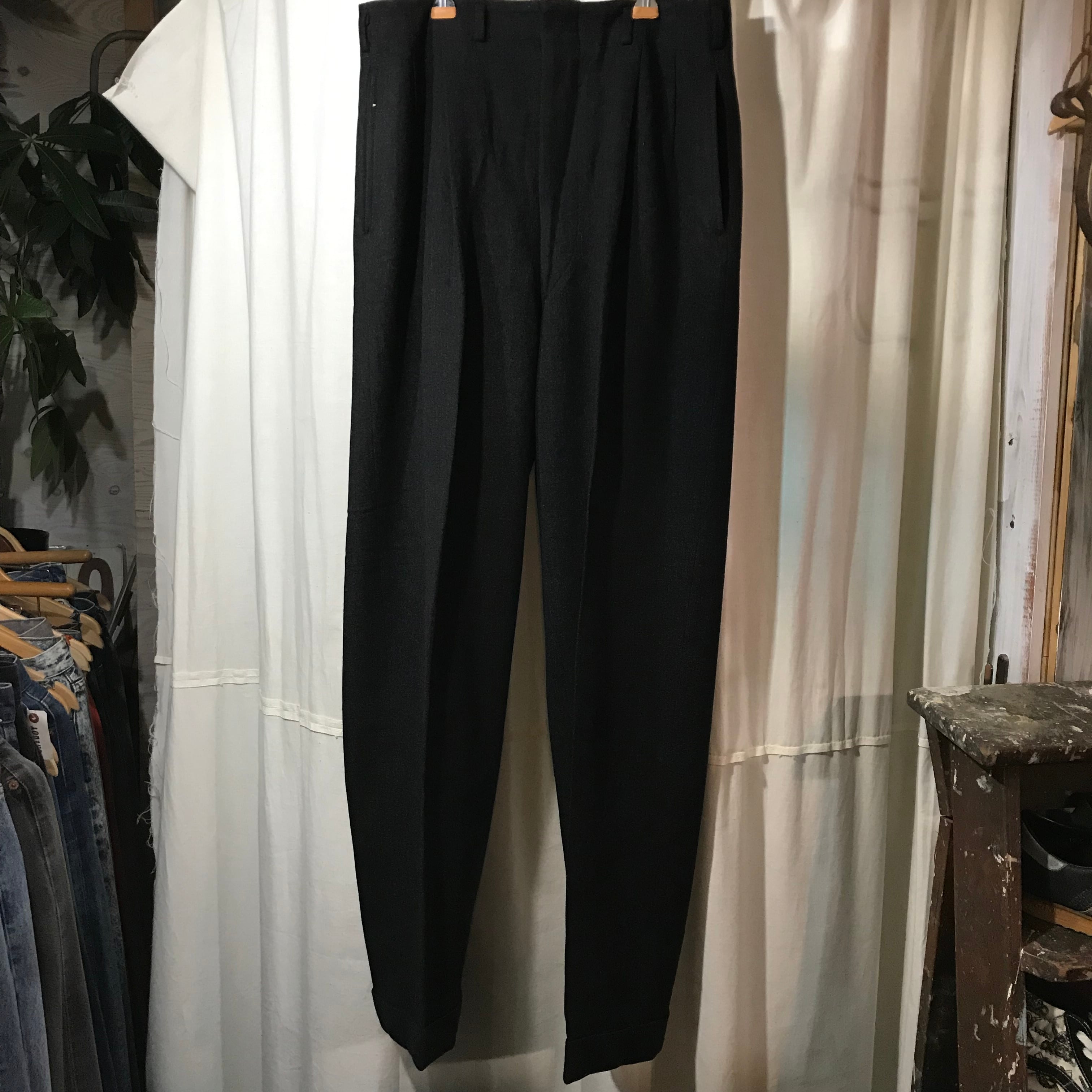 30’s~50’s vintage ウールパンツ WALDESジップ仕様 W32