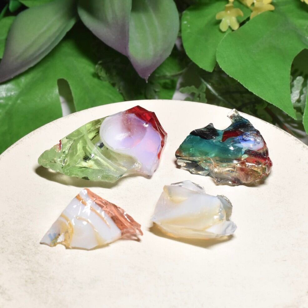 シエラネバダ産 マルチカラーアンダラクリスタルミニ原石セット