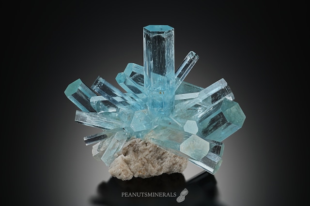 アクアマリン / フローライト / ショール【Aquamarine with Fluorite on Schorl】ナミビア産