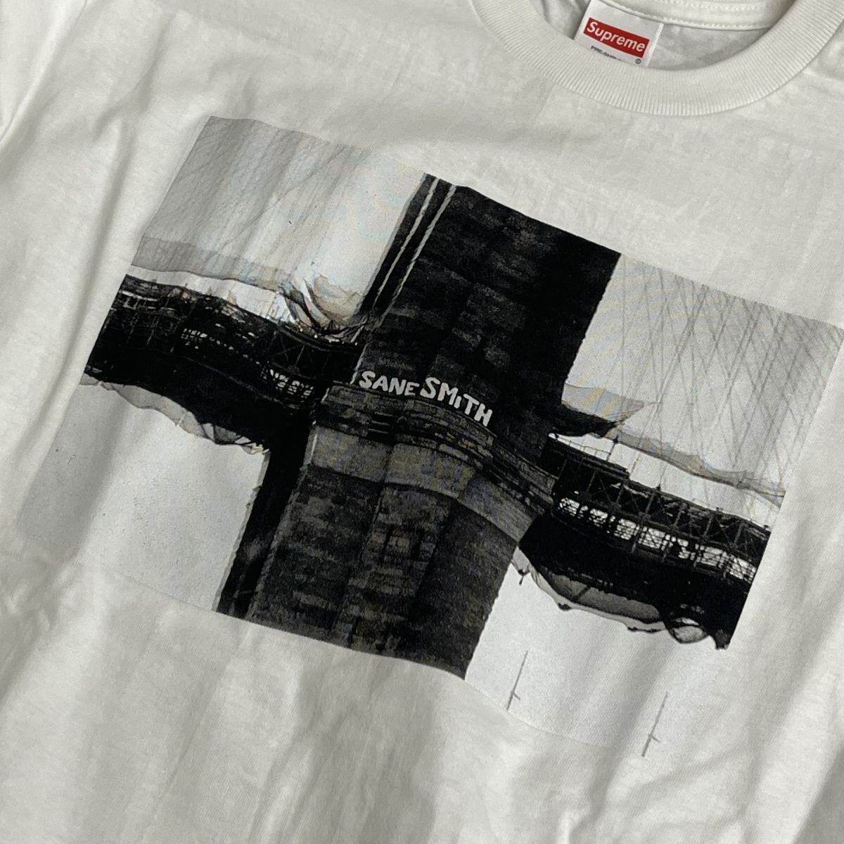 Supreme Bridge Tee White L - Tシャツ/カットソー(半袖/袖なし)