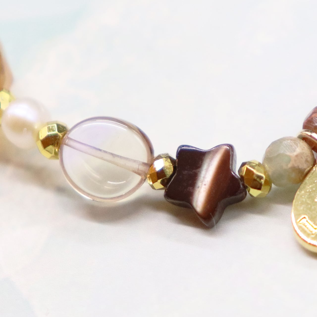 ONLINE SHOP限定】【Like a Honey Candy】水蓮花天珠×シトリン