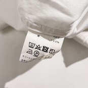 agnes b. homme アニエスベー サンダー デザイン 半袖 コットン シャツ S/ホワイト系 メンズ