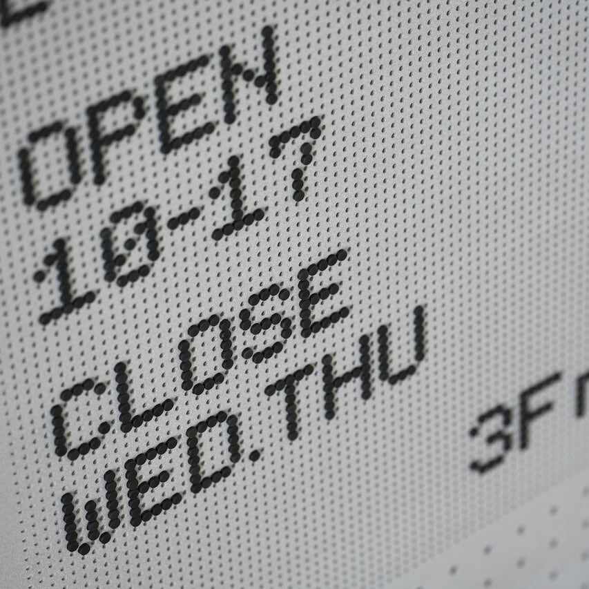 DOT MATRIX SIGN BOARD | qualiafactory(クオリアファクトリー）町工場