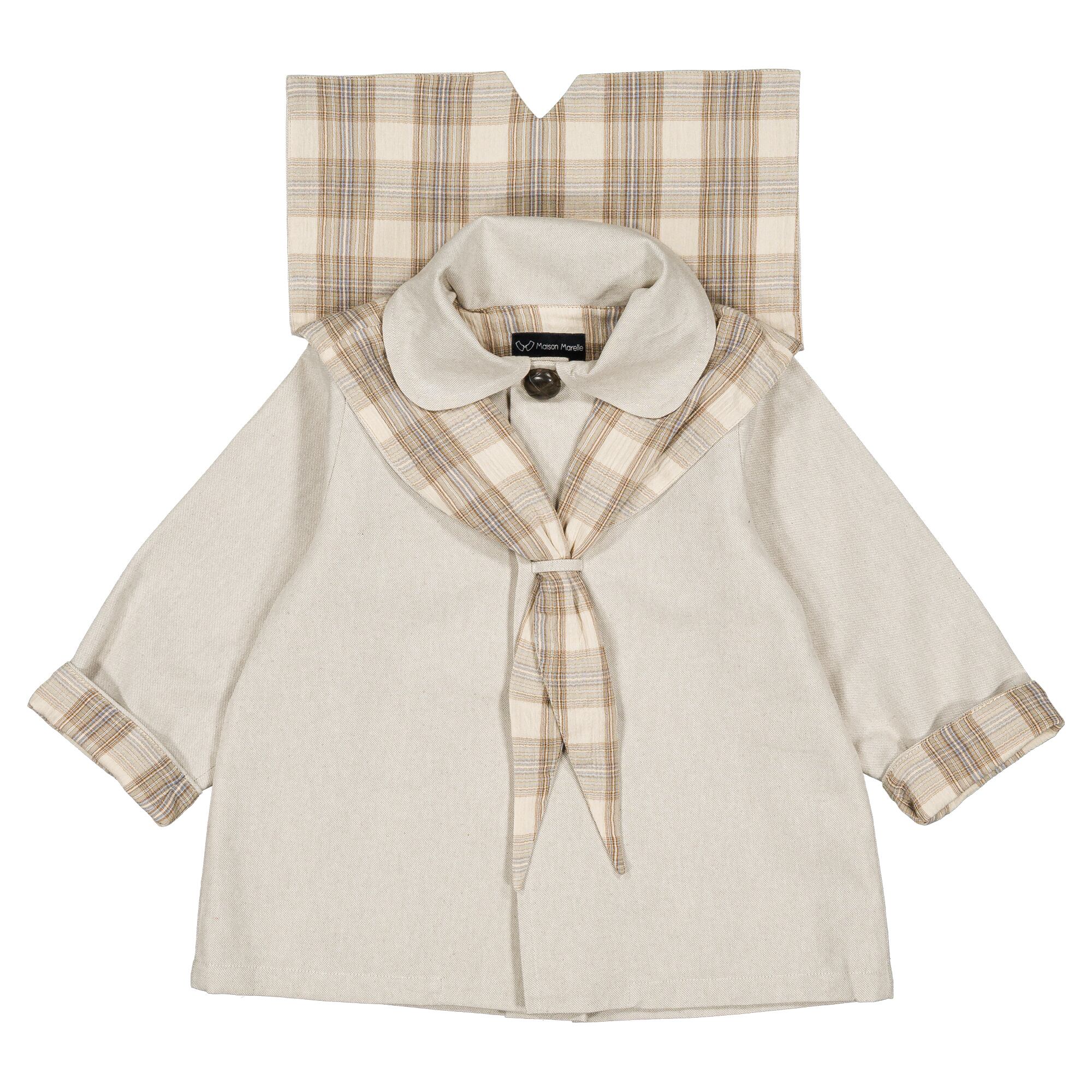 【予約・特典あり】Maison Marelle / jacket VOLTAIRE- celadon green / 6Y~12Y