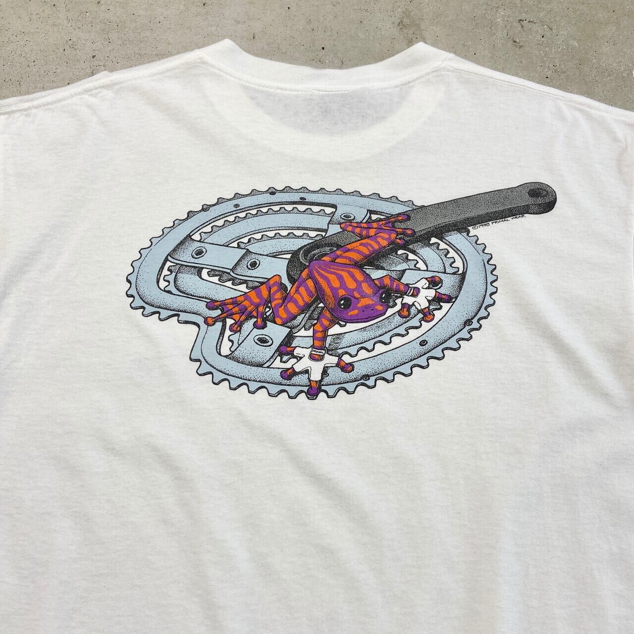 90s PRIMAL WEAR ピスト 自転車 企業 tee M アメリカ製 90s PRIMAL WEAR ピスト 自転車 企業 tee M アメリカ製