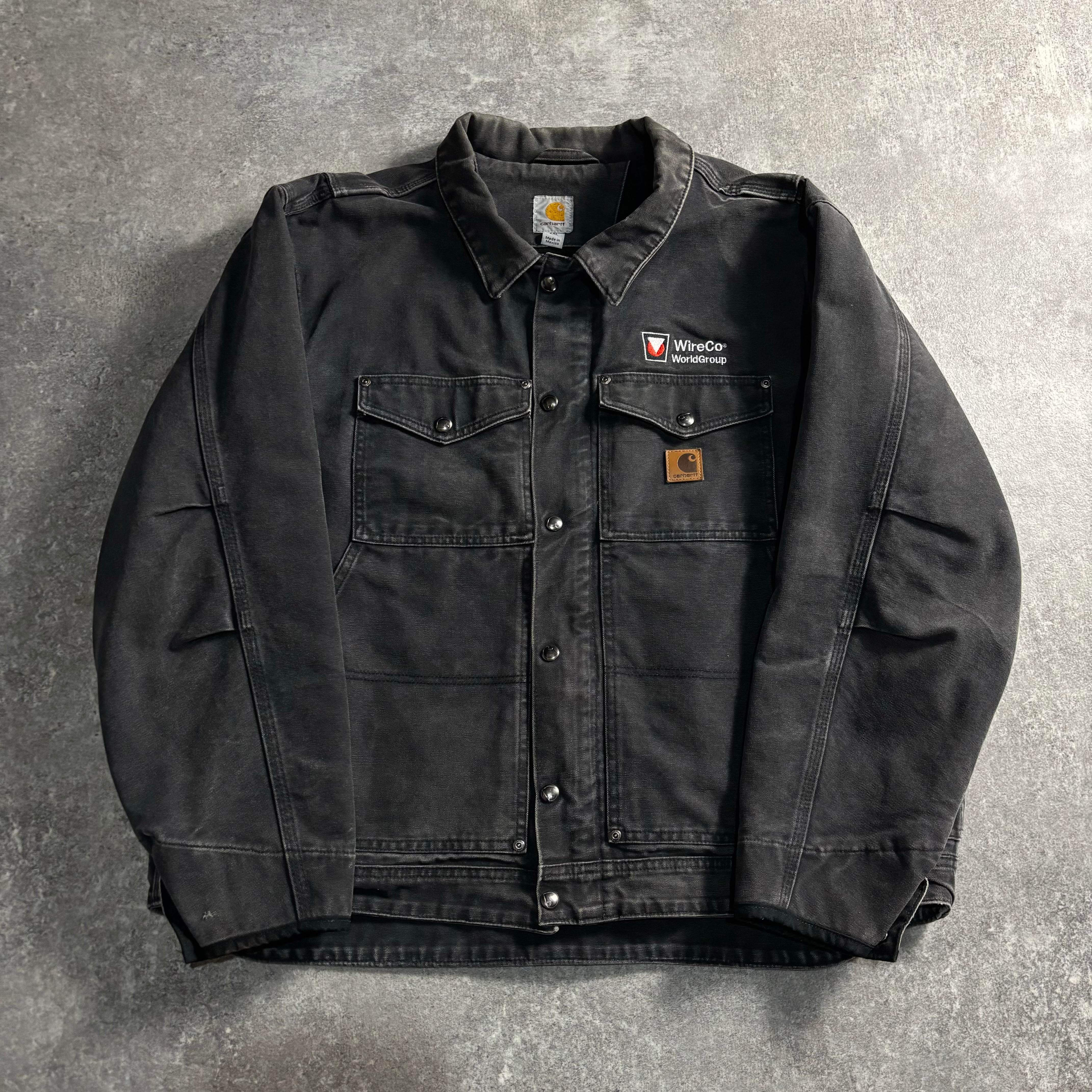 LOST特注【リメイク】短丈テーラードジャケット ダブルスーツ ブラック