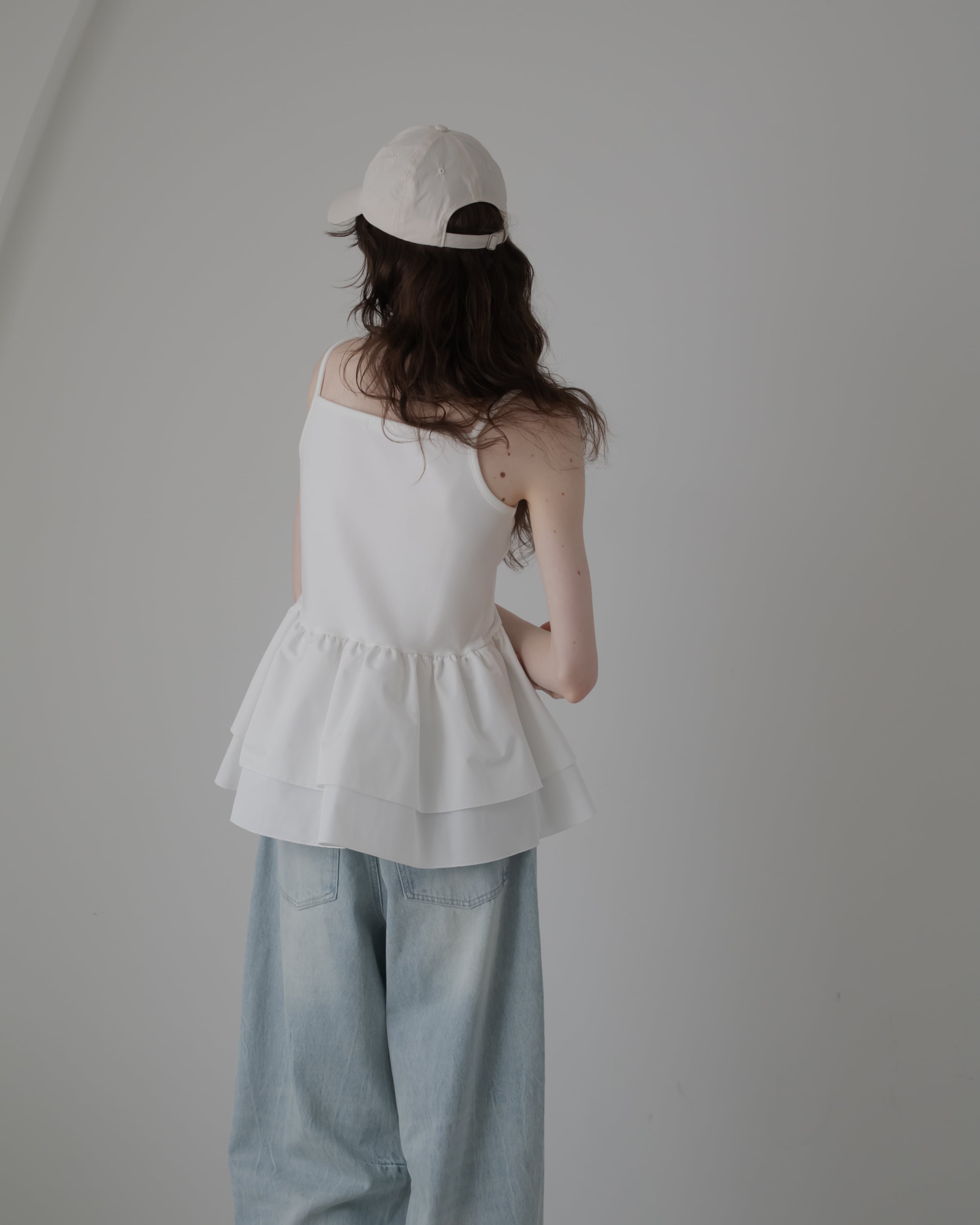 volume peplum cami【通常商品】3〜5日営業日 | pois