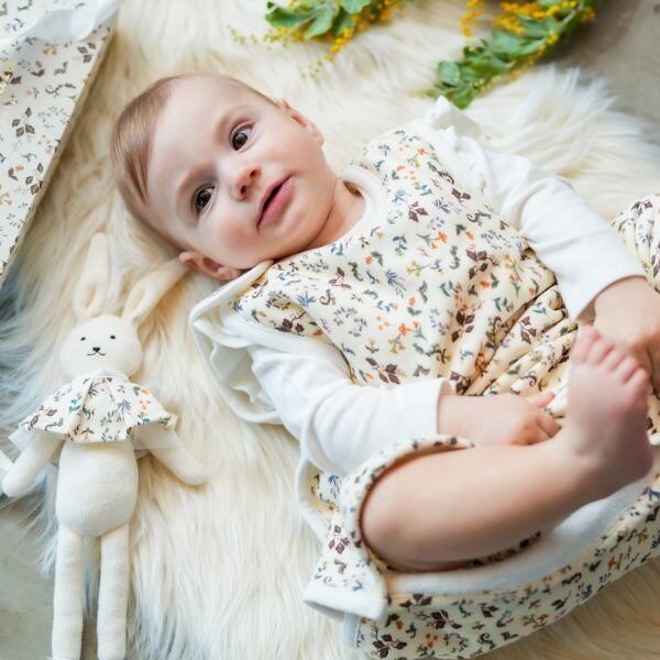 Haruulala　[baby]オーガニックコットンスリーパー　ワルツ　　（ギフトBOX付き）