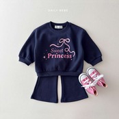【取寄】Dailybebe プリンセスブーツカットセットアップ｜秋服｜韓国子供服｜26/AT