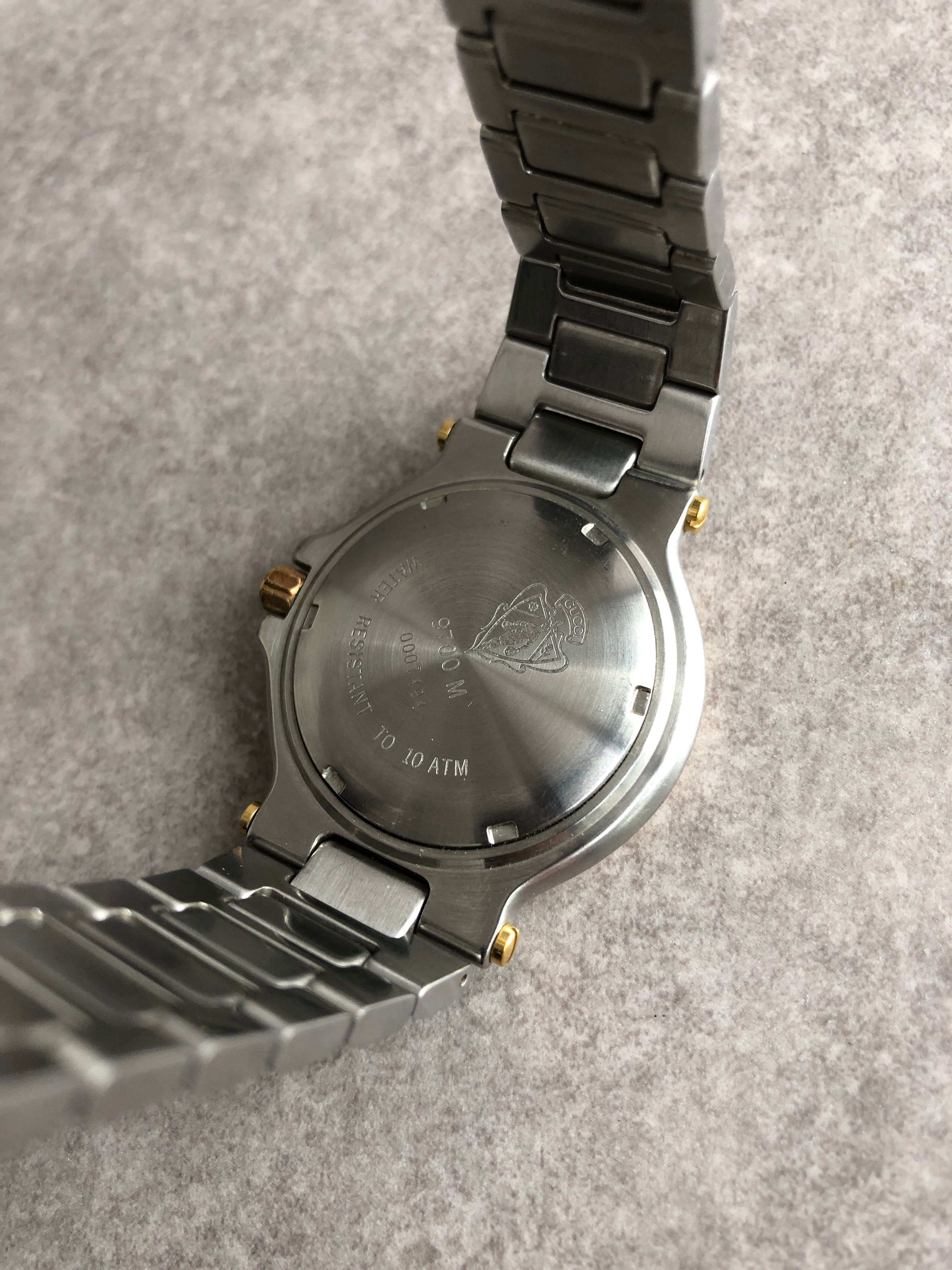 GUCCI グッチ 腕時計 シルバー×ゴールド 9700L vintage ヴィンテージ