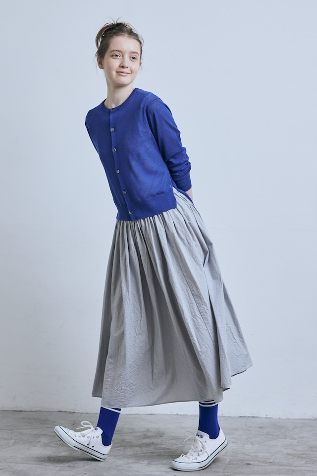 g_687 PLANE MODAL SIDE RIBBON CARDIGAN