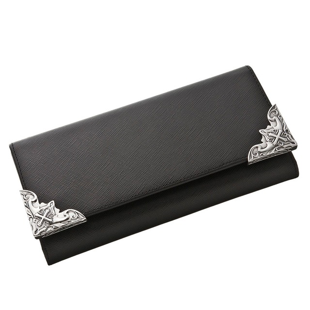 【財布売り上げランキング1位】本革サフィアーノコーナーウォレット ACW0015 Genuine leather saffiano corner wallet Jewelry Brand