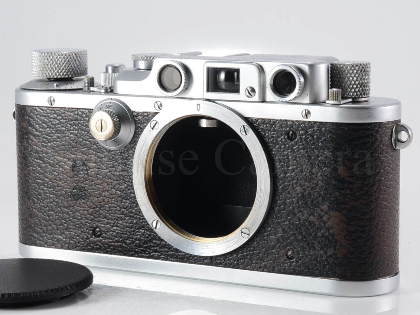 中古】Leica IIIg ボディ 革ケース付 オーバーホール済 ライカ
