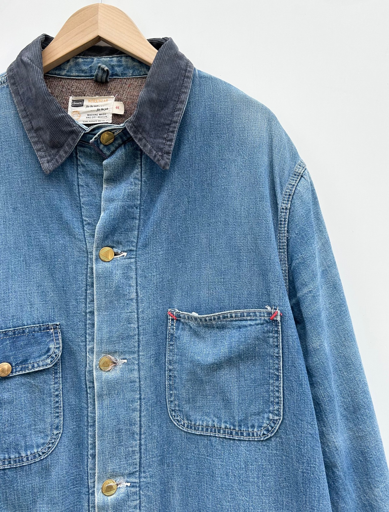 70s Sears DENIM COVERALL Size 44
