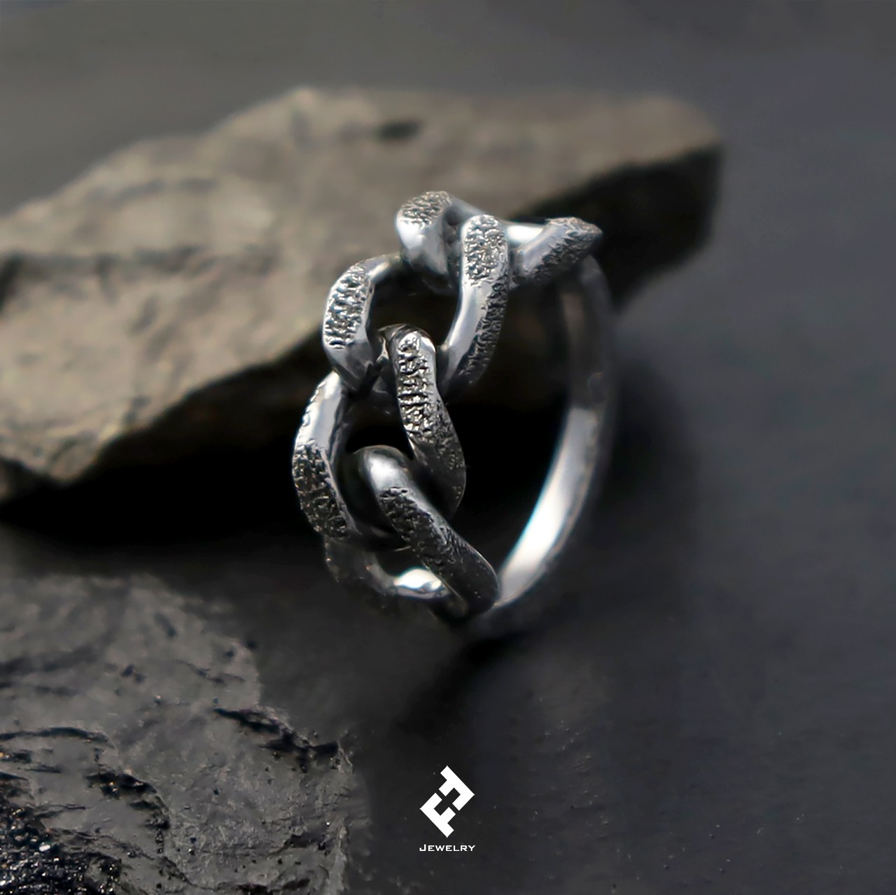 +cadenas・リング (black)