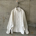 courreges white blouson with studs