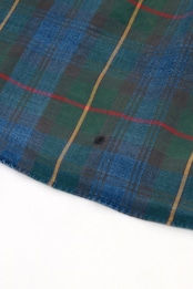 claiborne denim-ish check shirt