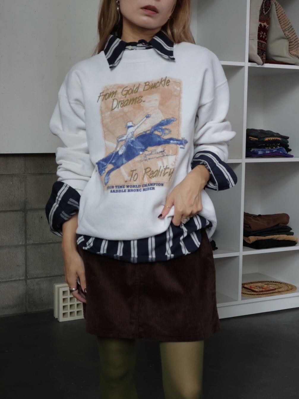 <vintage>”LEE” cowboy sweat