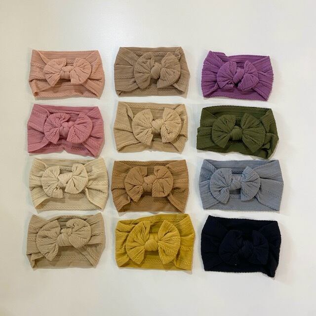 12colorリボンヘアバンド