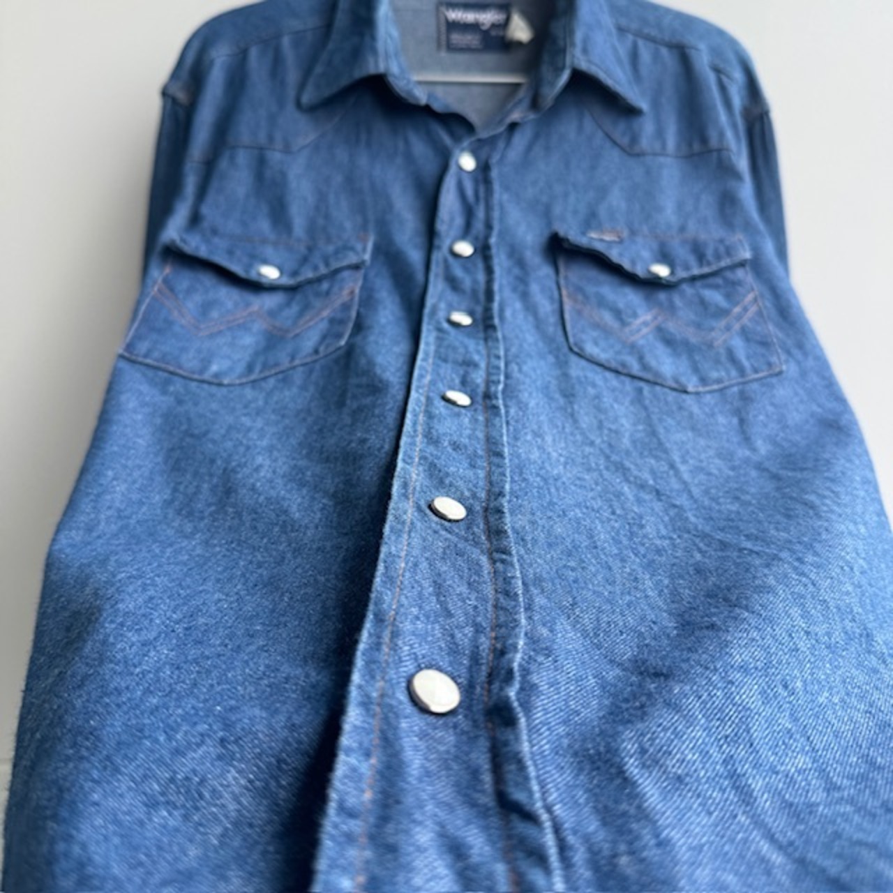 Wrangler 27MW ウエスタンシャツ USA製 80s 画像3