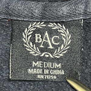 BAC VAIL COLORADO 刺繍 ロゴ パーカー プルオーバー スウェット フーディー コロラド M us古着