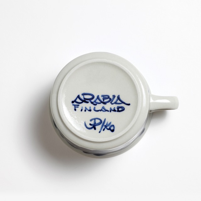 ARABIA アラビア Anemone アネモネ ティーカップ＆ソーサー - 65 北欧ヴィンテージ