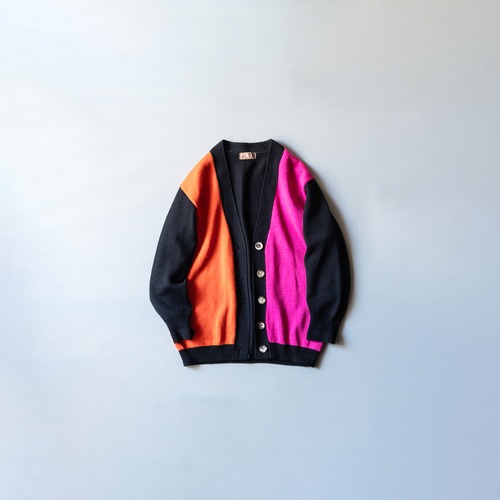 "マイ恵美 tokyo" used Asymmetry color cardigan