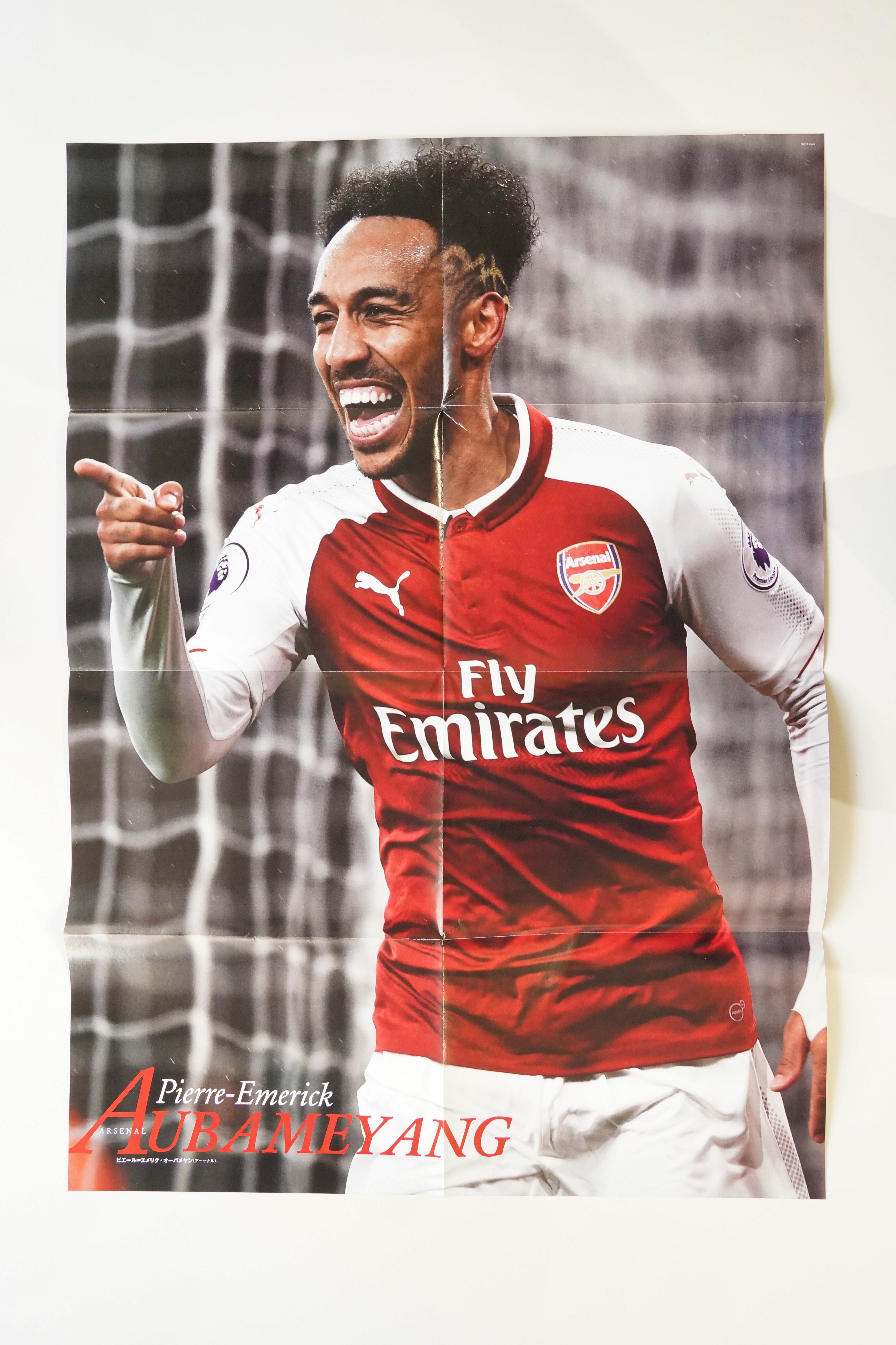 ピエール=エメリク・オーバメヤン/レロイ・サネ|サッカーポスター 大判 B2|2010年代 プレミアリーグ スピードスター