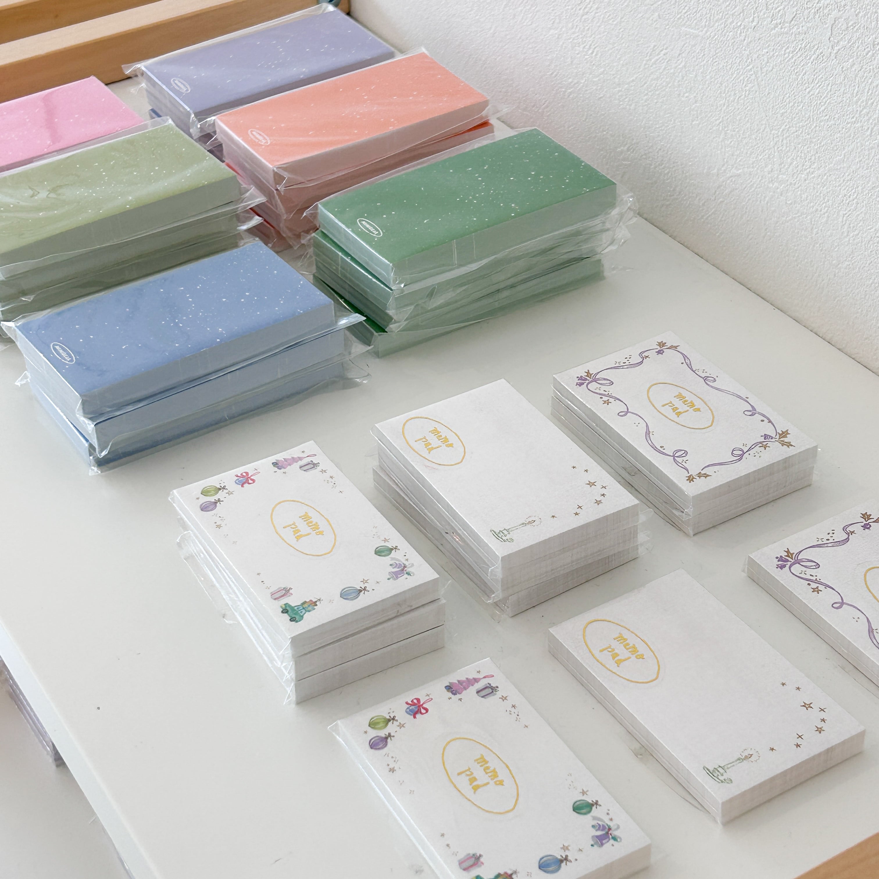 韓国作家さん　メモ帳　5枚セット i mean it】サンプル メモセット メモ帳 | 韓国文具・雑貨