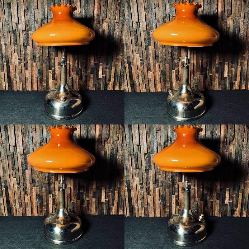 コールマン クイックライト CQ ビンテージ テーブルランプ アンバー