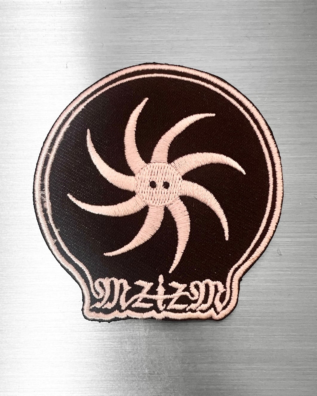 embroidered patch〈mzizm logo〉