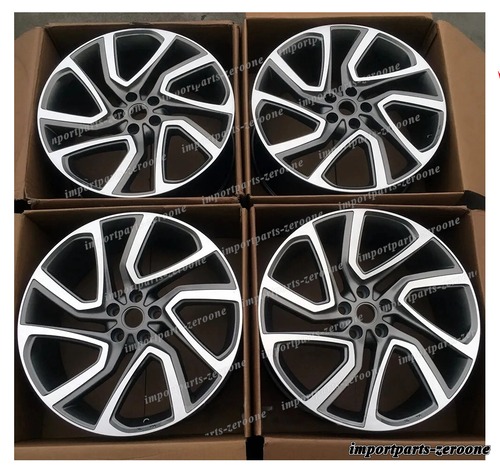 22インチ 5 スポークグレースタイル ホイール レンジローバー ボーグ SVR 4 個セット -BRN-12603★