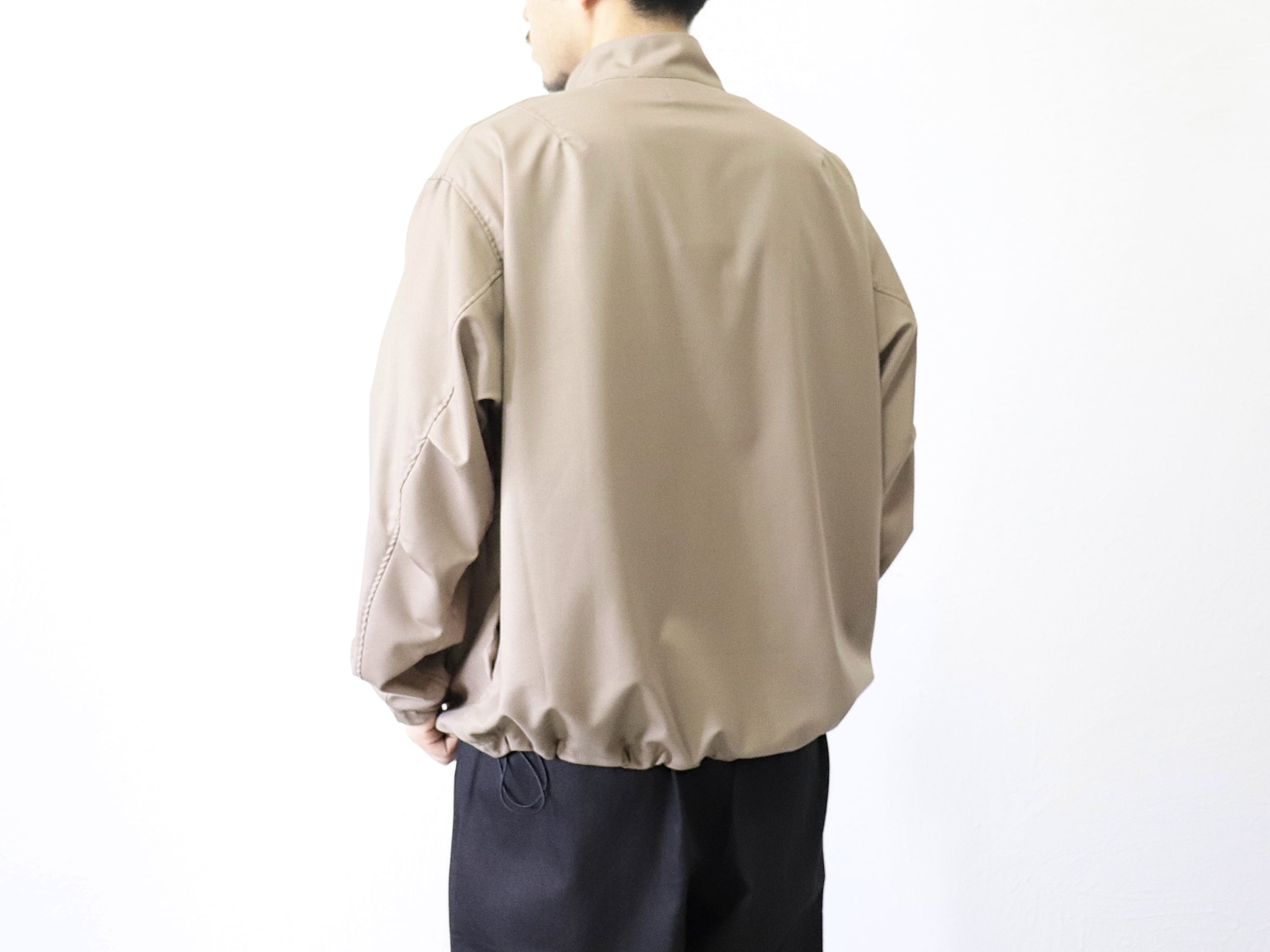 MANUAL ALPHABET / CLEAR TWILL SNAP TEE - MOCHA マニュアル