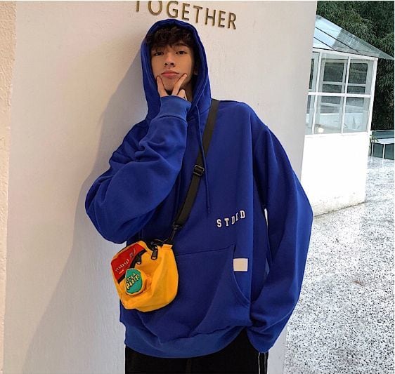 全3色 パーカー フード ゆったり カジュアル ストリート 韓国風