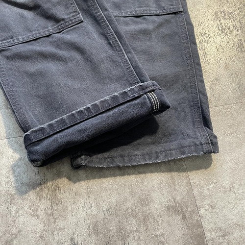 メキシコ USA生地製 ブラック ダブルニー Carhartt 30×32 詳細写真6