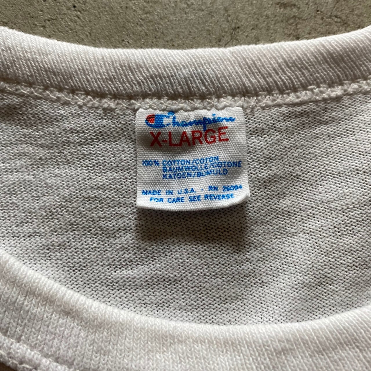 チャンピオン80s◾️49ERSトリコ・ビンテージTシャツ◼️染み込みNFL 80年代 トリコタグ Champion チャンピオン NFL FORTY NINERS 49ers