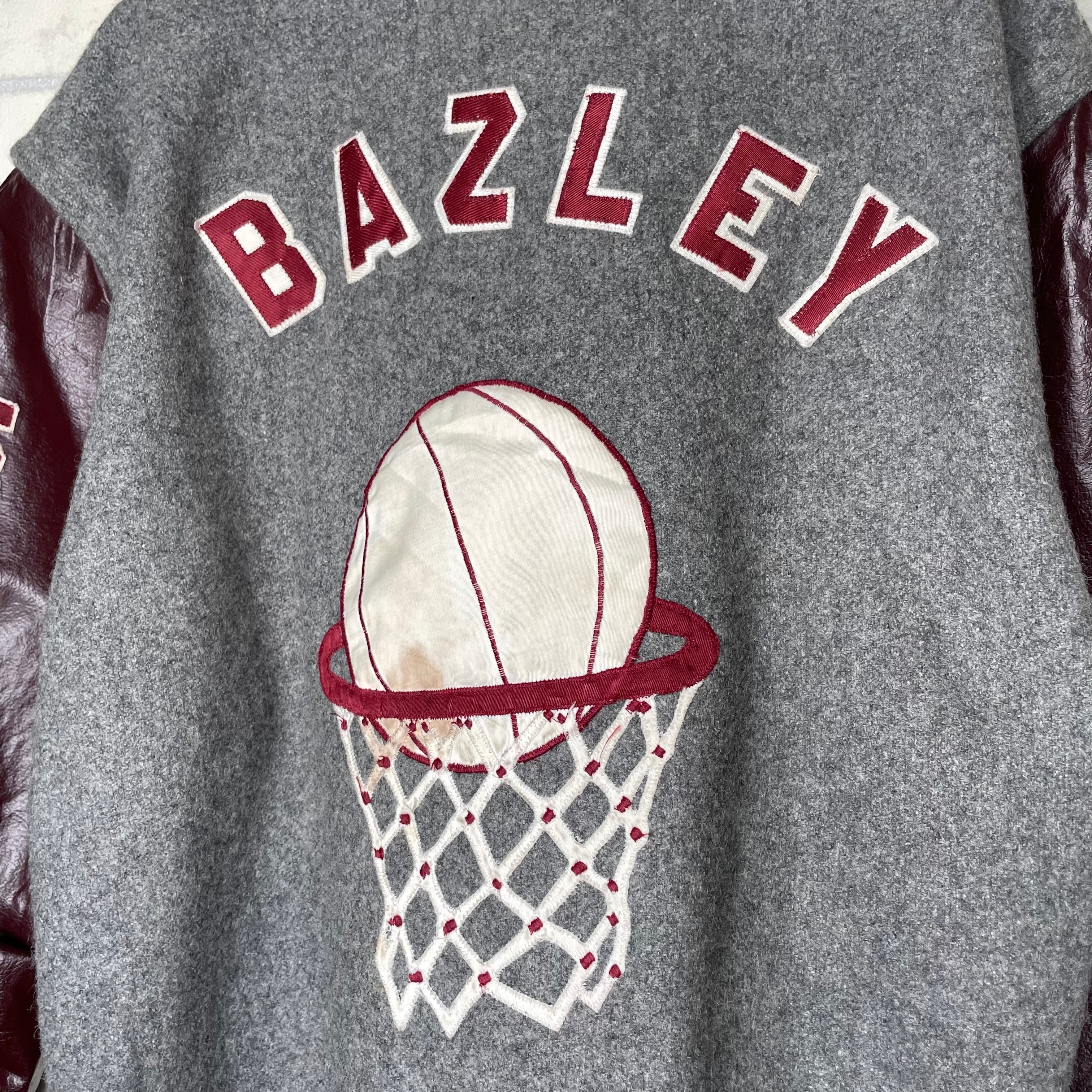 Gem スタジャン L USA製 袖レザー バスケ BAZLEY | 古着屋OLDGREEN