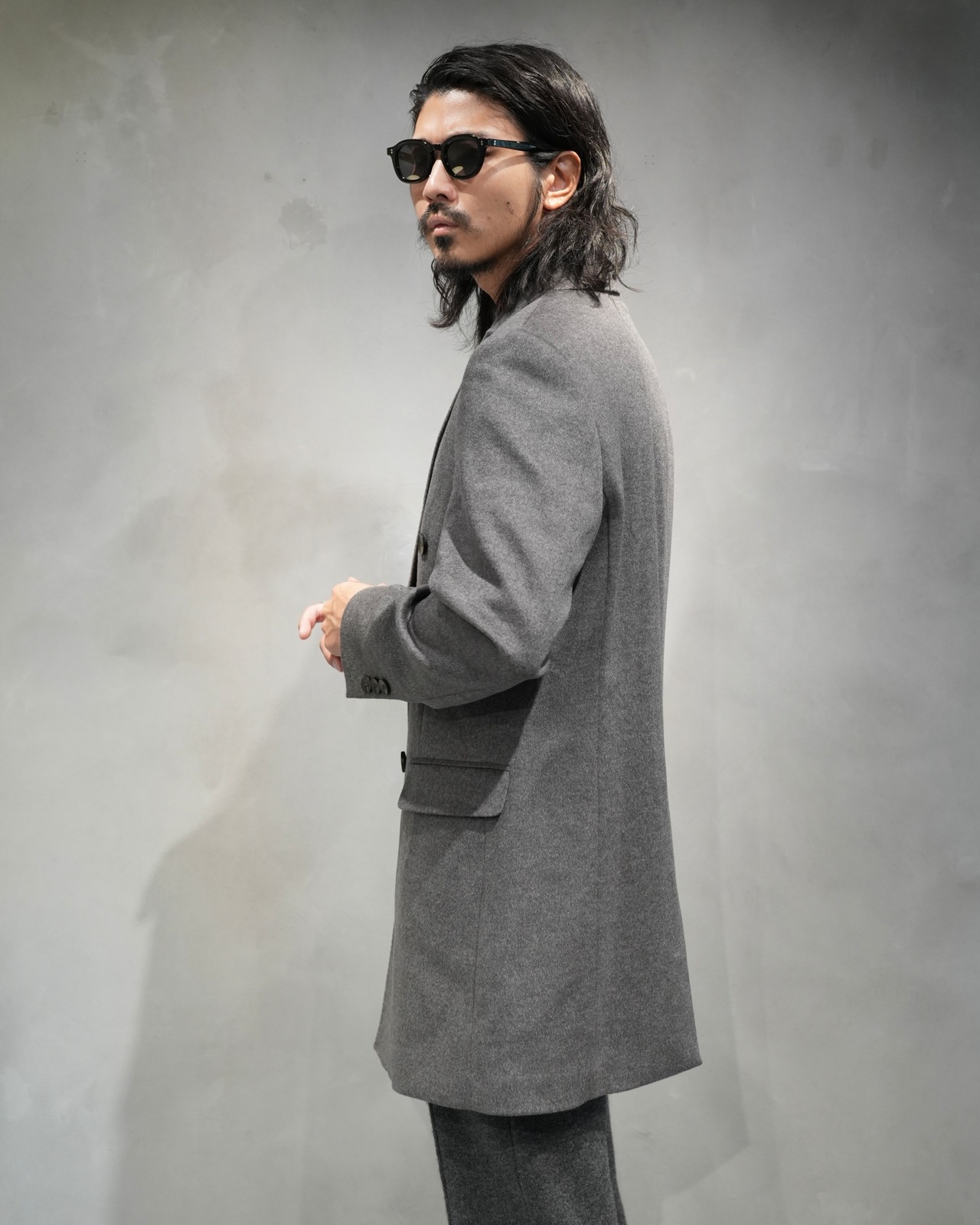 ダブルフェイスチェスターコート(上質)