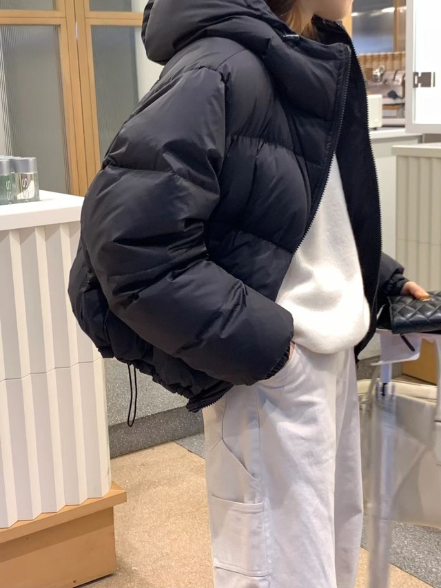 (OUNCE)  bonny hoodie padding / 3color