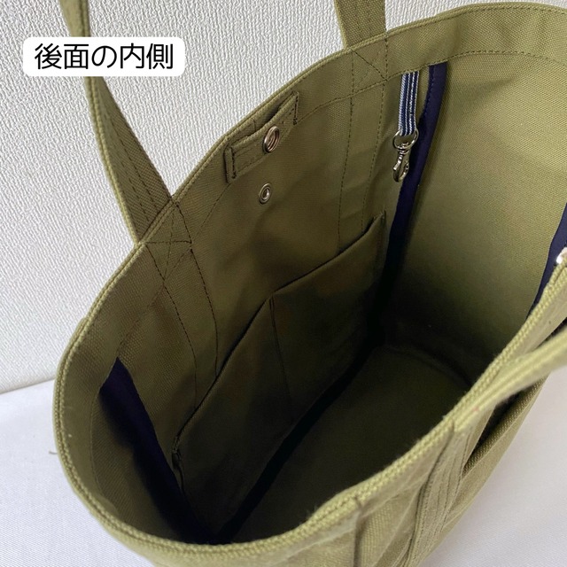 【全8色】「軽いボックストート」たて型通勤／アルマダ8号帆布【受注制作】