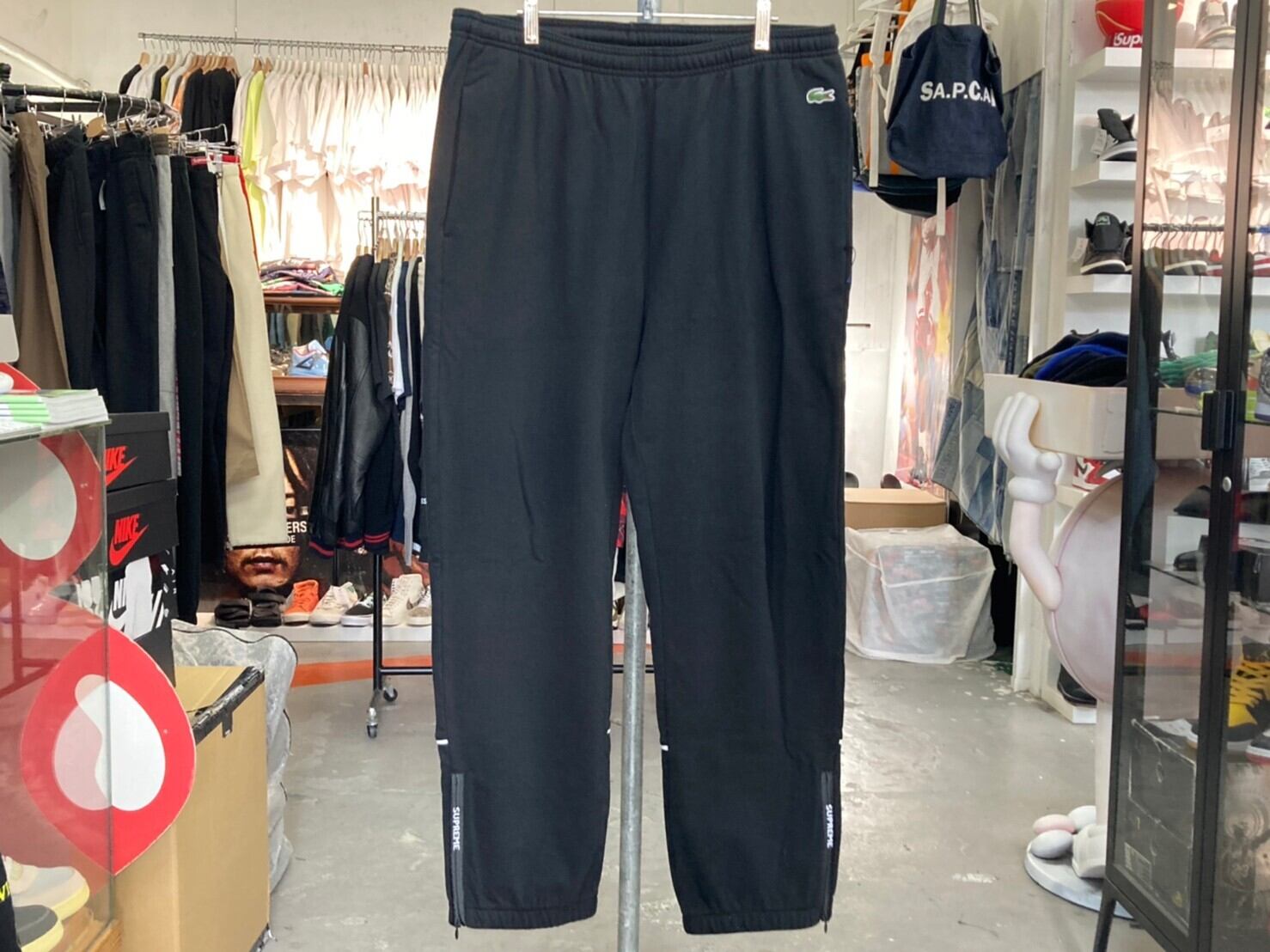 Supreme × LACOSTE PIQUE PANT BLACK MEDIUM 50KJ0767 | BRAND BUYERS 