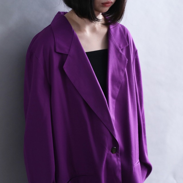 violet one tone l/s big easy tailored jacket