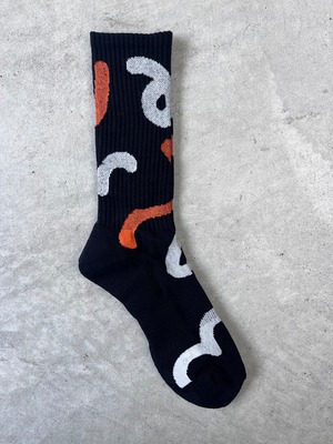 FAKUI / 【23-27cm】pattern sports socks FK-247