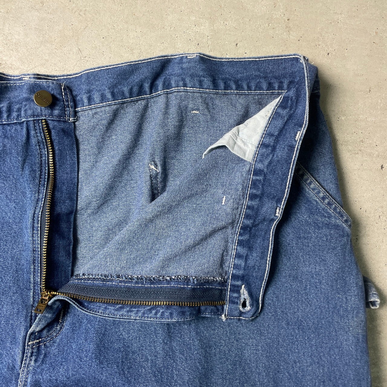 90年代 USA製 Carhartt カーハート デニム ペインターパンツ メンズW46 