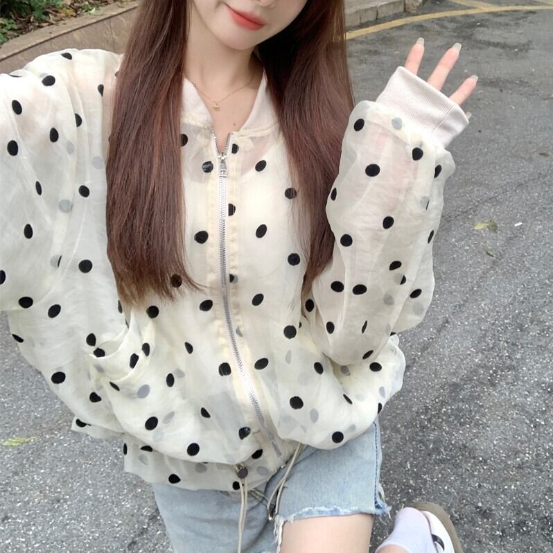 アウター レディース マウンテンパーカー ジャケット ジャンパー 上着 長袖 ファスナー ポケット 前開き かわいい 大人可愛い シンプル カジュアル おしゃれ かっこいい 大人女子 こなれ感 ラフ キュート ガーリー 個性的 フェミニン 存在感 フリーサイズ ホワイト ピンク 春 秋 10代 20代 30代 ドット柄 水玉 通勤 学生 学生 デート お出かけ 女子会 休日 アウトドア BBQ 着回し 普段使い お揃い 韓国 ファッション スタイル 楽ちん モテ トレンド インスタ映え 流行 送料無料