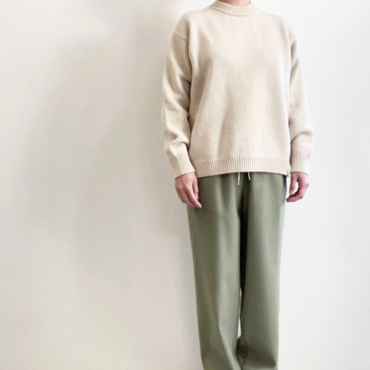 archi プルオーバー COMM.ARCH. コム・アーチ HAND FRAMED SUPER MERINO P/O プルオーバー