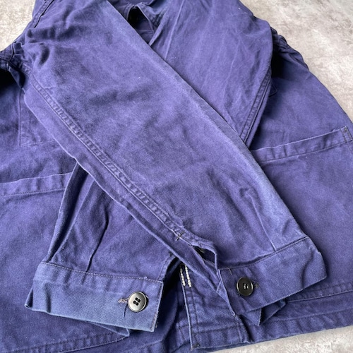 60-70s フランス軍 刺繍タグ コットンツイル フレンチワークジャケット 詳細写真7