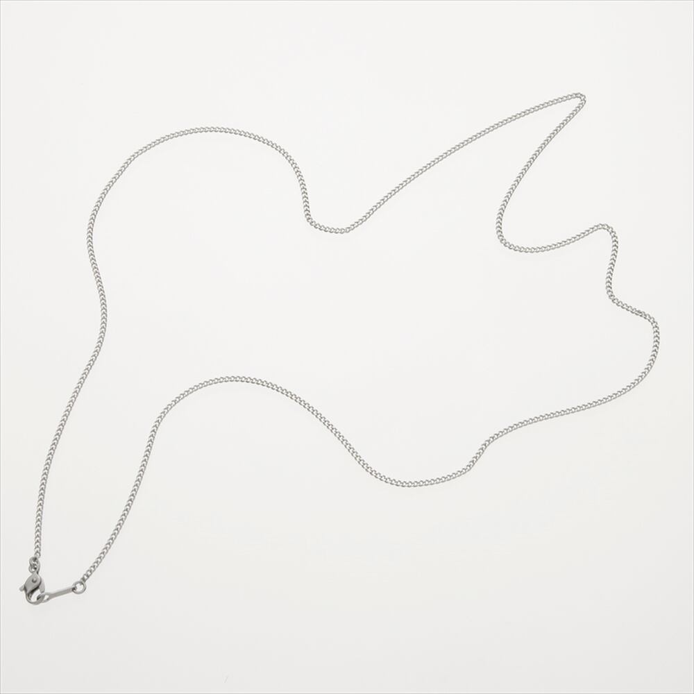 国産純チタン製 2面カット喜平チェーン・ネックレス(幅1.4mm)