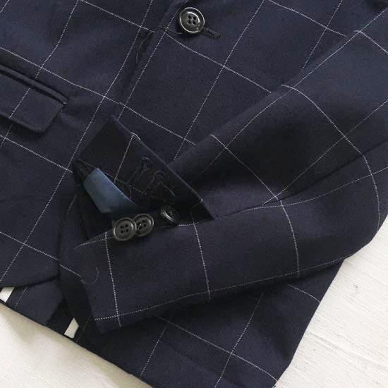 半額セール 子供服 日本製 フォーマルスーツ ウインドペンテーラード