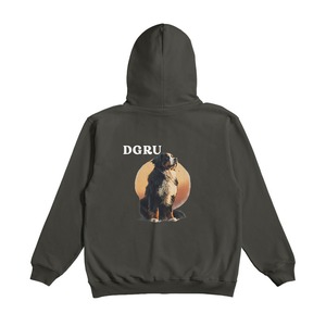 バーニーズ・マウンテン・ドッグ　バックデザインジップパーカー